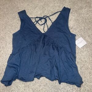 American Eagle new with tags flowy blue summer top size small